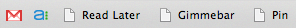 Bookmarklets by default in Chrome