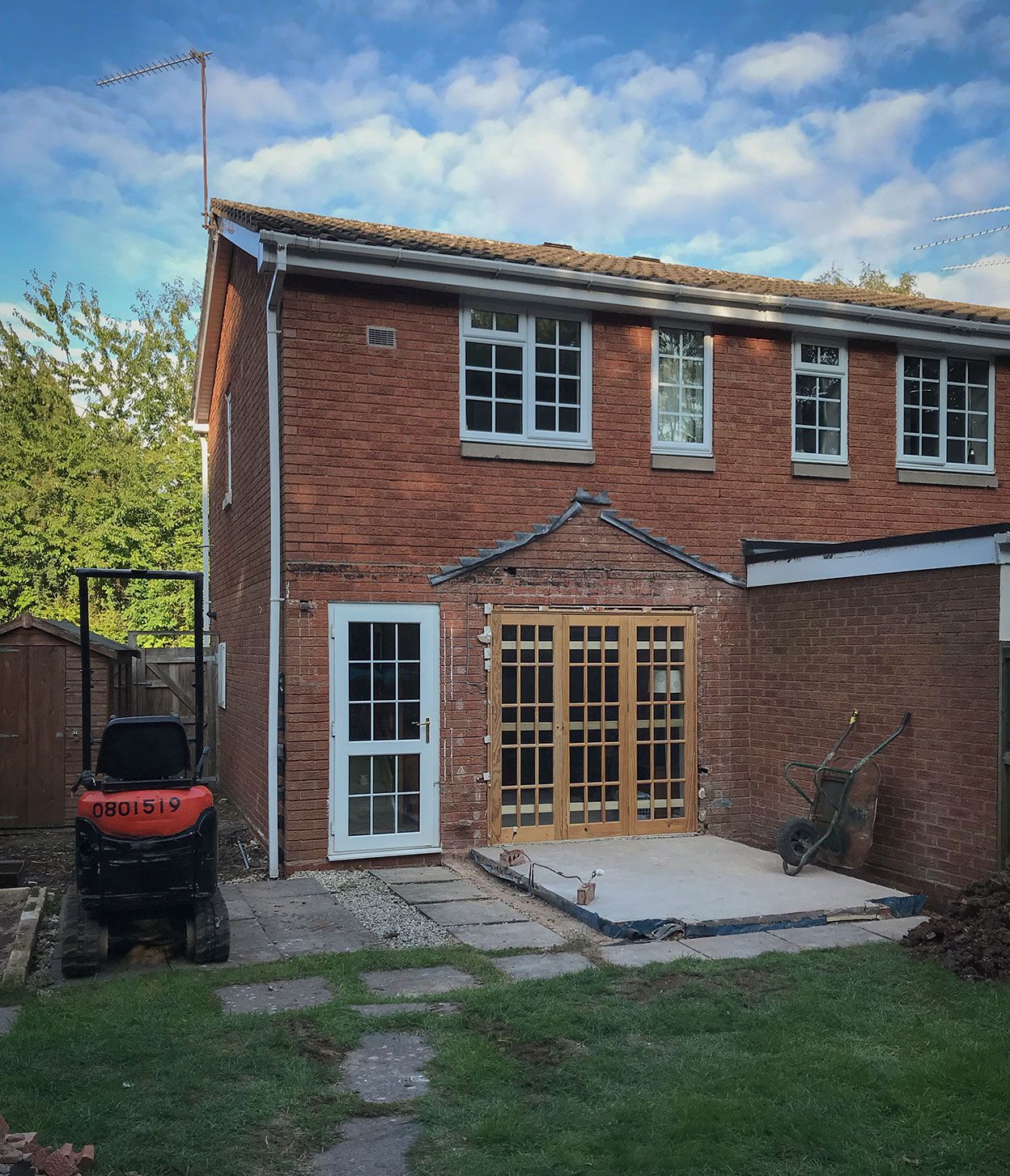 Our home in August 2018